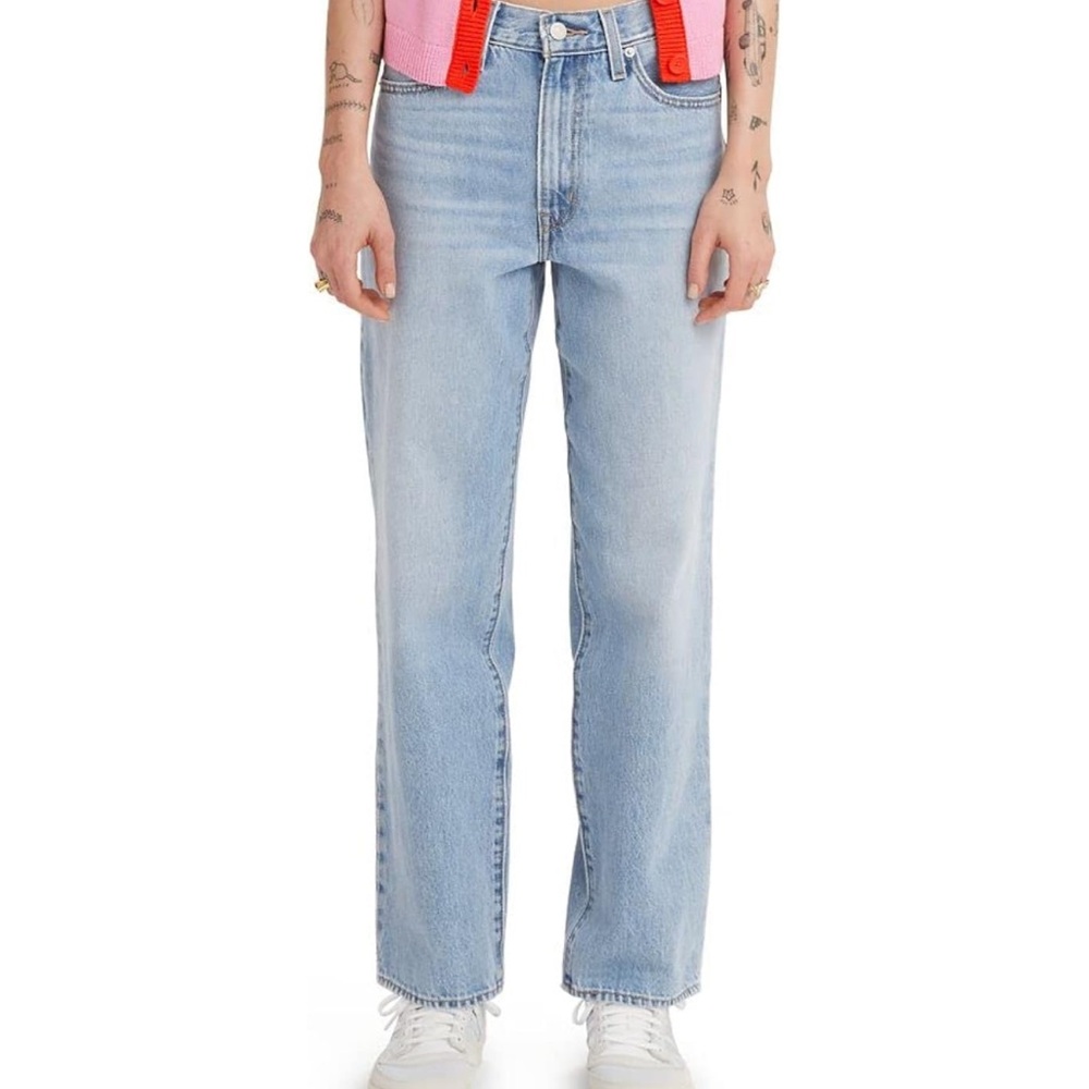 Light Wash Levi’s Women’s 94 Baggy Straight Leg Women's Jeans - Light Indigo 32